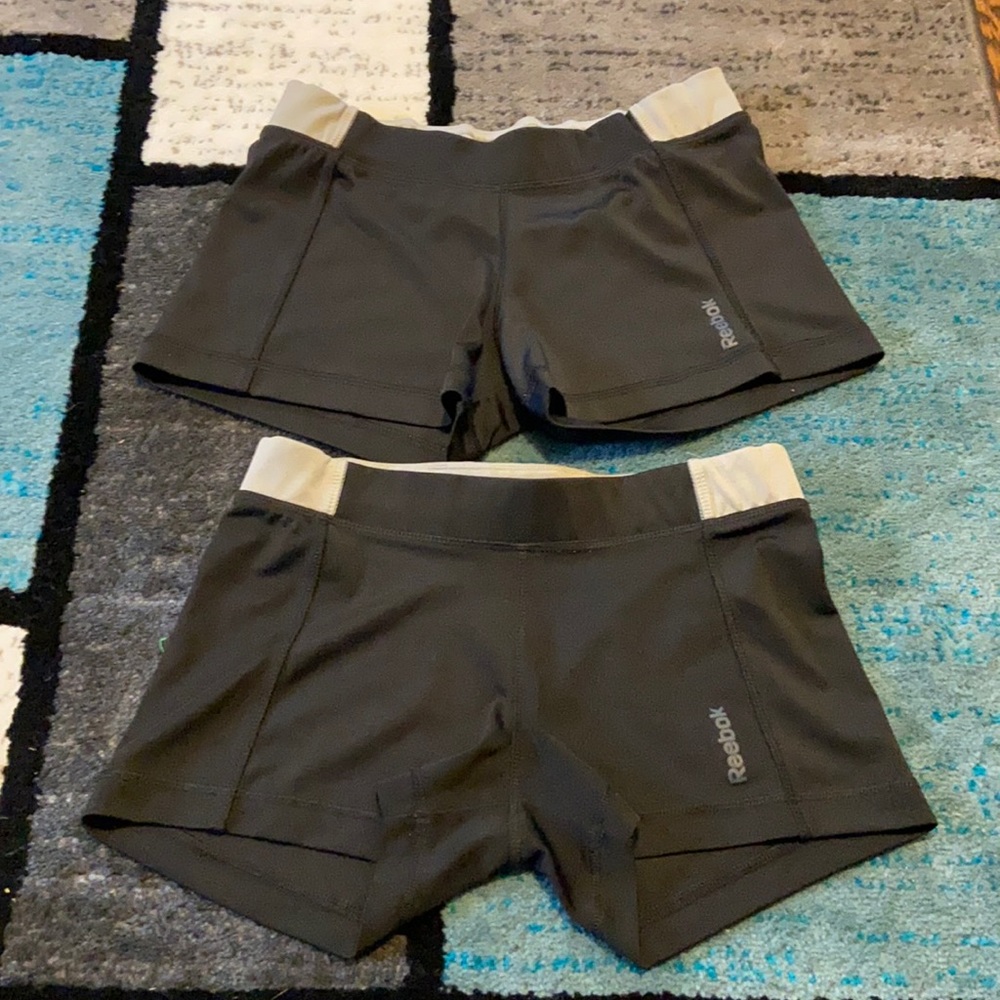 2 Reebok playdry booty shorts